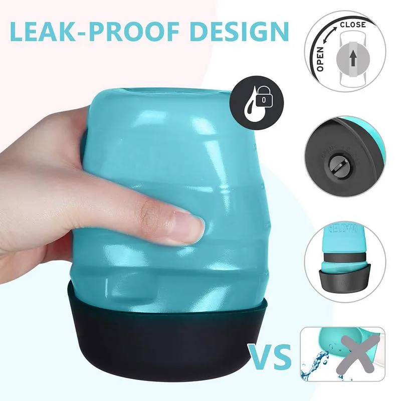 Portable Pet Squeeze Drink Bottle