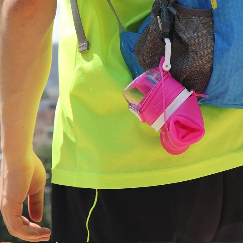 Premium Collapsible Silicone Water Bottle