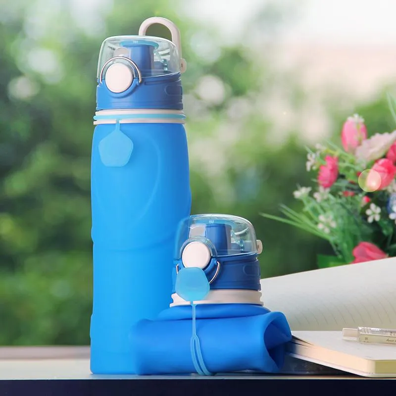 Premium Collapsible Silicone Water Bottle
