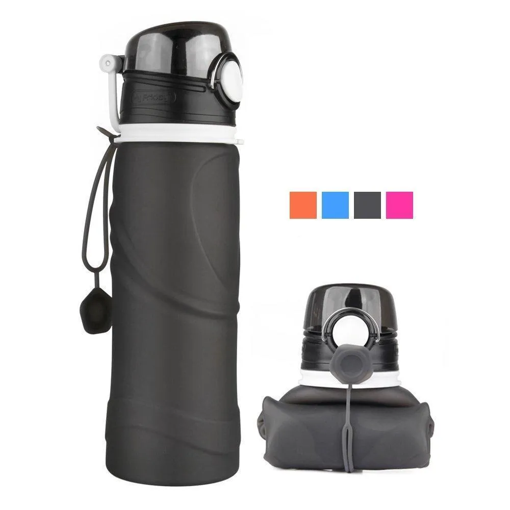 Premium Collapsible Silicone Water Bottle