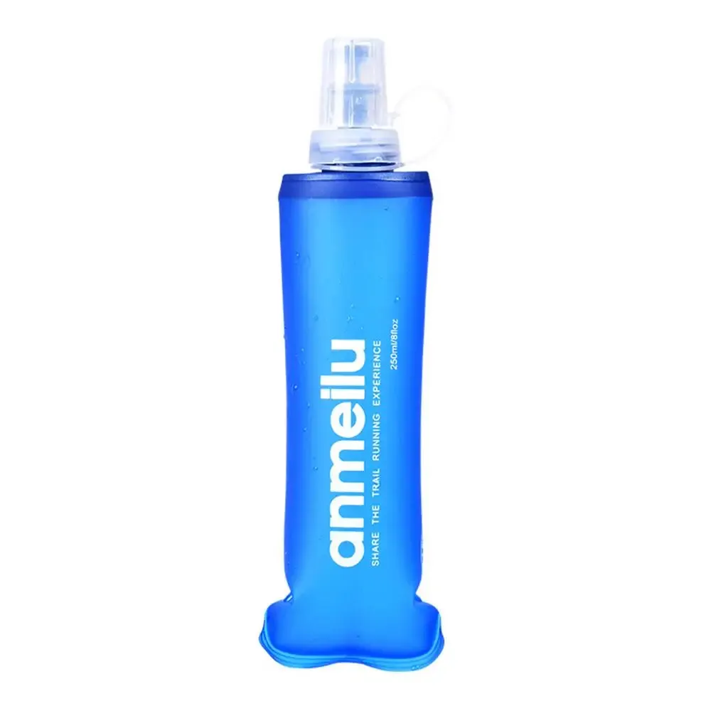 Premium Collapsible Water Bottle – Soft Flask with BPA-Free Straw, Portable Hydration Bladder Pack for Running, Jogging, Cycling, Hiking, 250ml/500ml Size