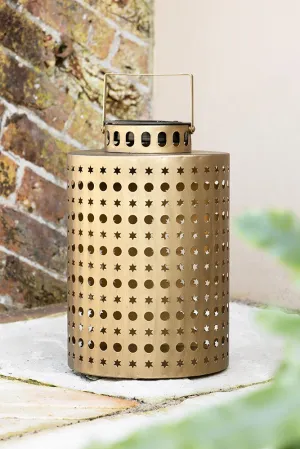 Pretty Stars Gold Outdoor Solar Light