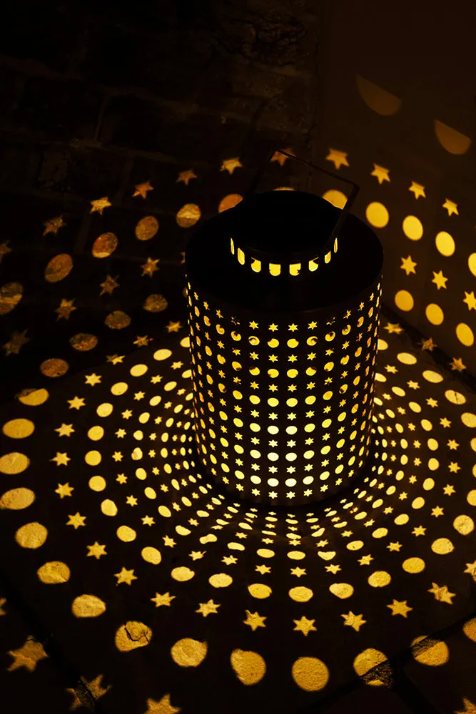 Pretty Stars Gold Outdoor Solar Light