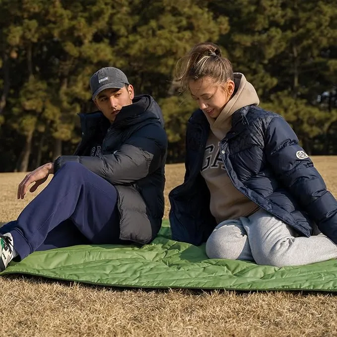 Puffy Blanket - Extra Light and Fluffy Warm Camping Blanket, Perfect for Camping and Backpacking, Compact, Insulated, Packable, Down - Alternative Camp Blankets for Outdoor & Indoor