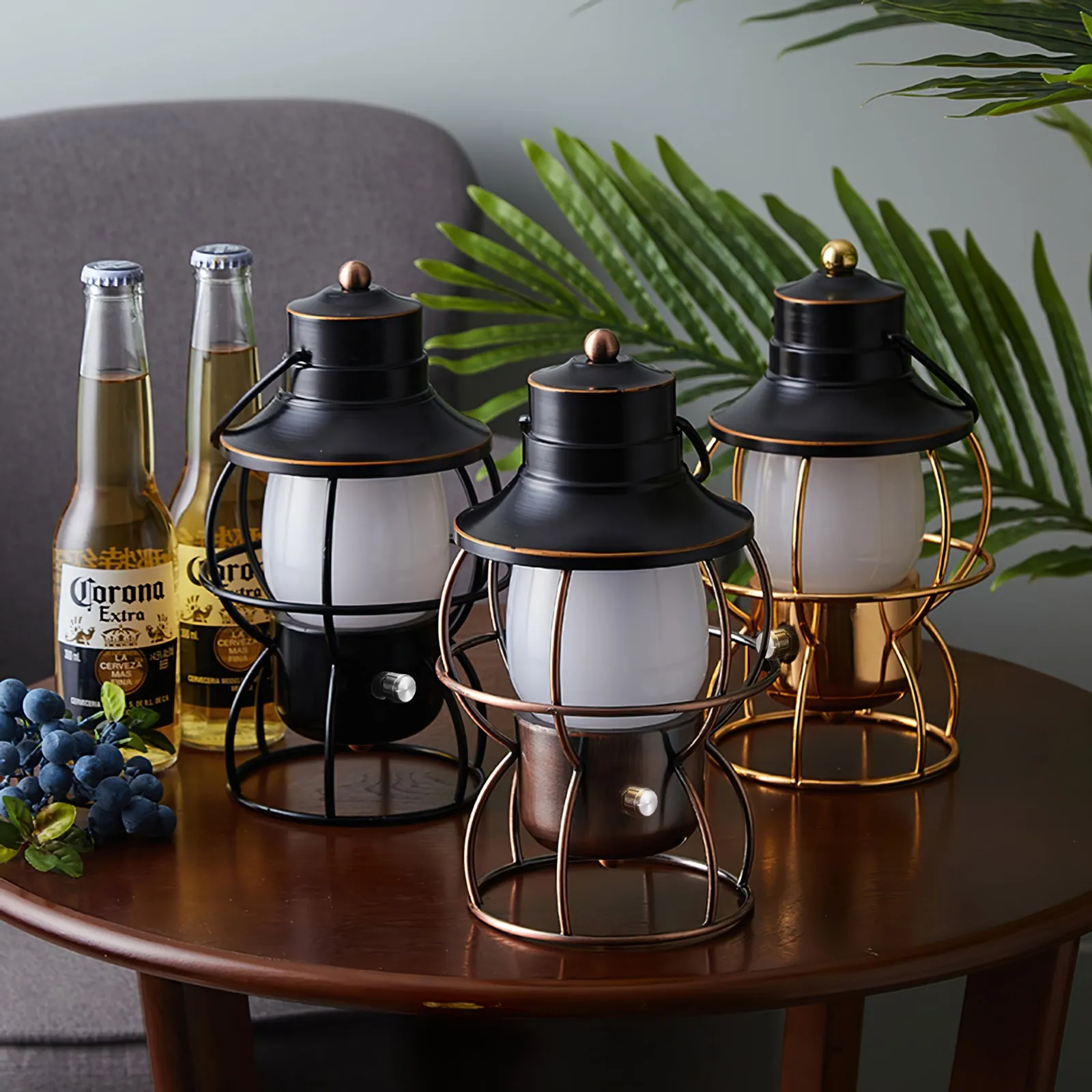Railroad Lantern Table Lamp