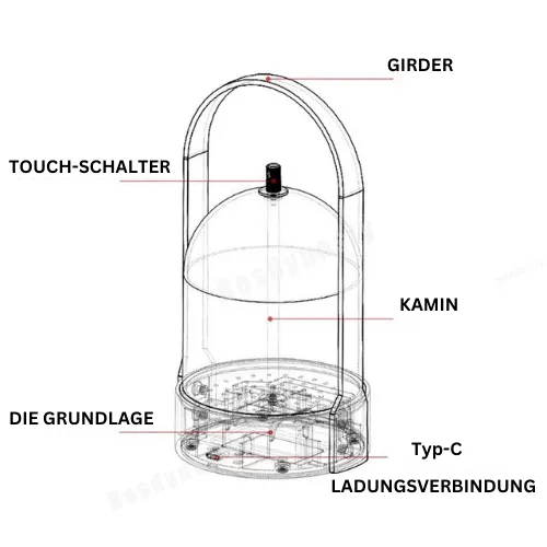 Rechargeable Modern Lantern Magic
