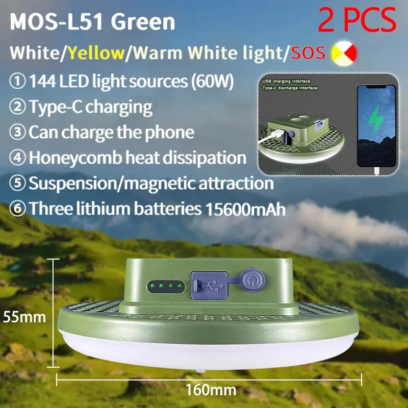 Rechargeable Outdoor Camping Lantern: Powerful LED Lighting for Adventures