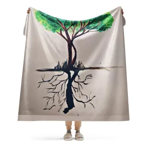REDEMPTION Sherpa Blanket