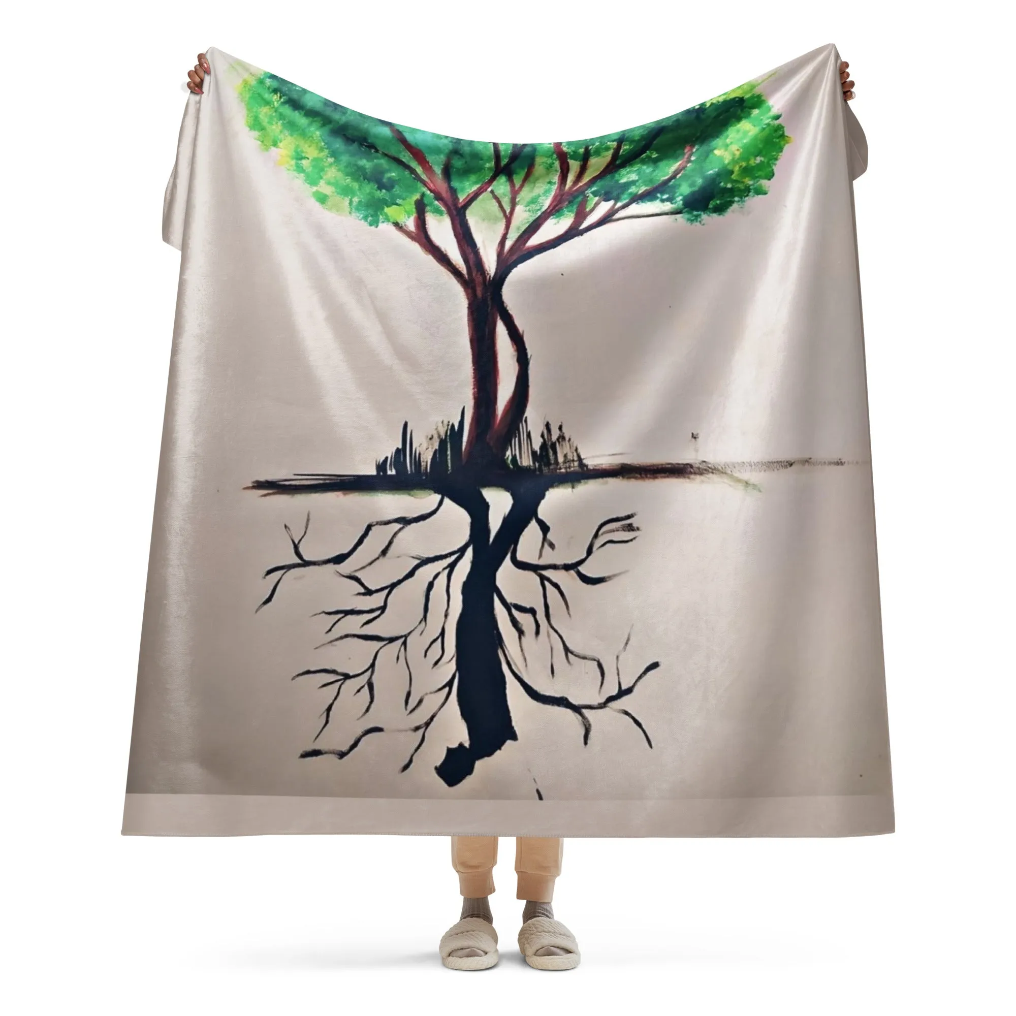 REDEMPTION Sherpa Blanket