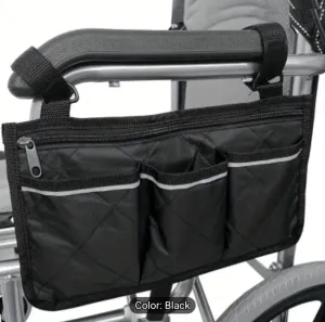 Reflective Wheelchair Armrest Bag
