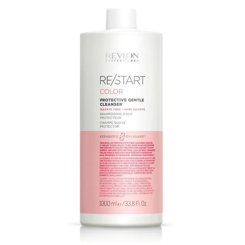 Revlon Professional RE/START Color Protective Gentle Cleanser 1000ml & Melting Conditioner 750ml Duo
