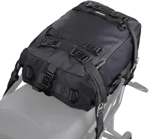 Rhinowalk Motorcycle Tail Bag 20L Motor Travel Luggage Waterproof Motorbike Rear Rack Trunk Storage Bag - Black