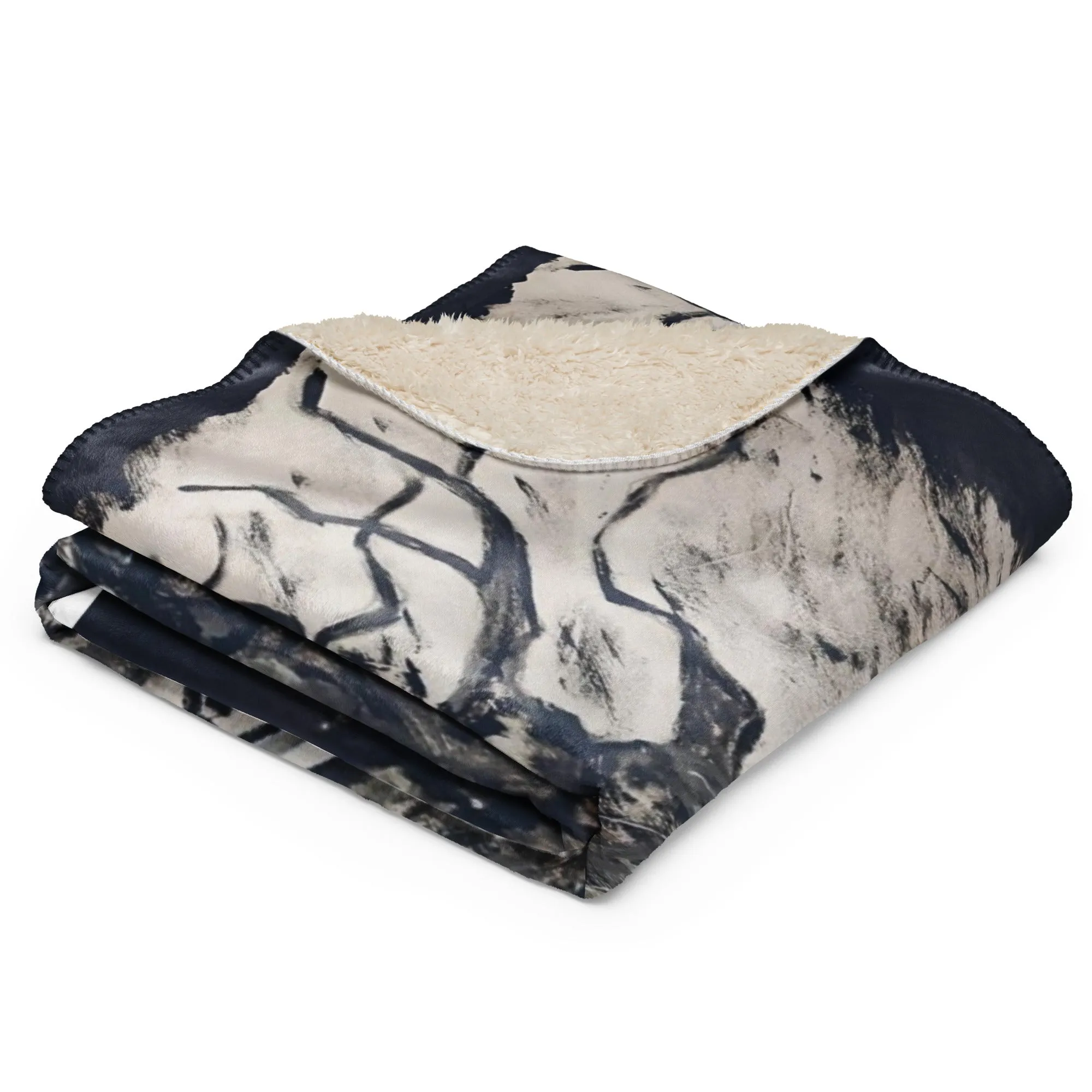 ROOTS OF LOVE Sherpa Blanket