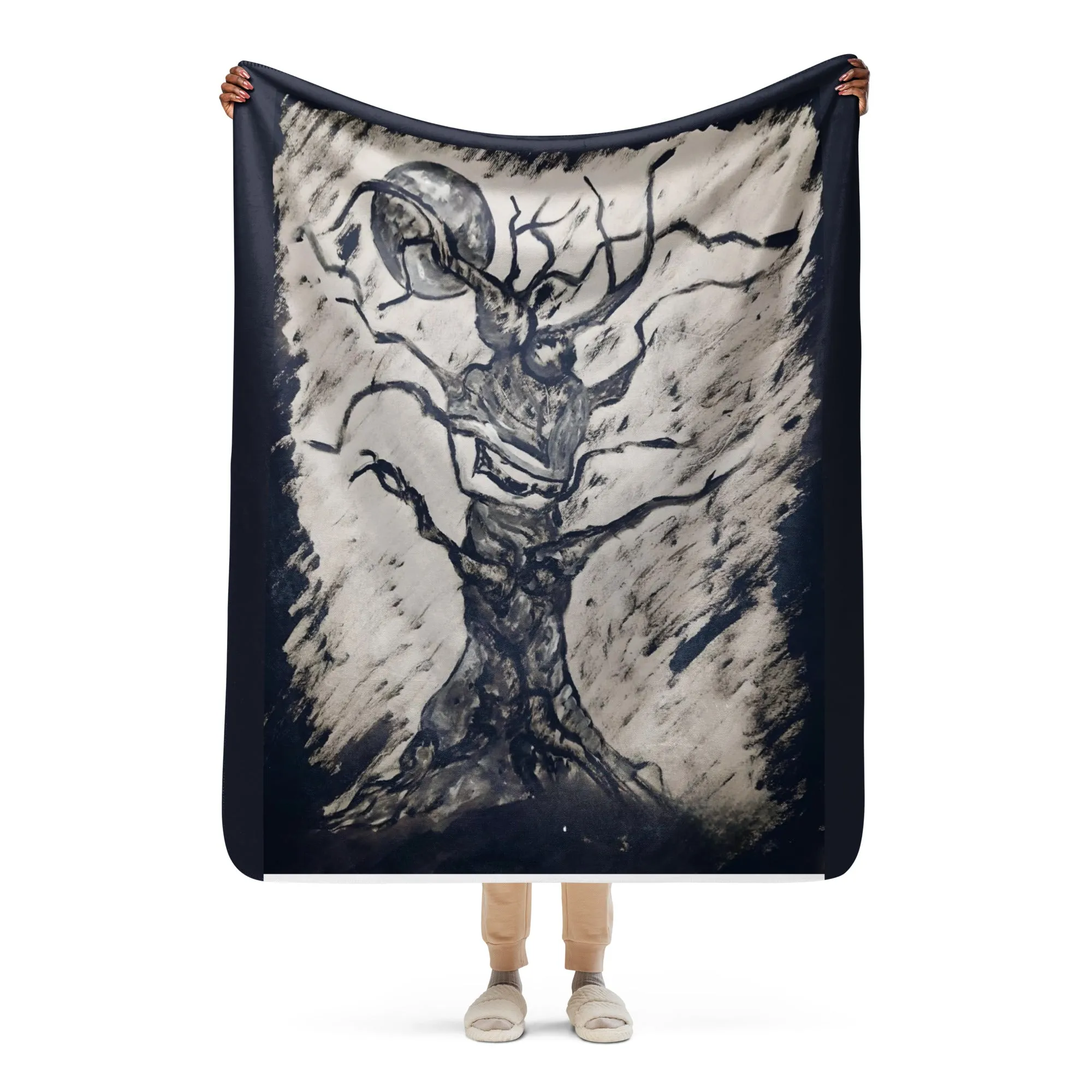 ROOTS OF LOVE Sherpa Blanket
