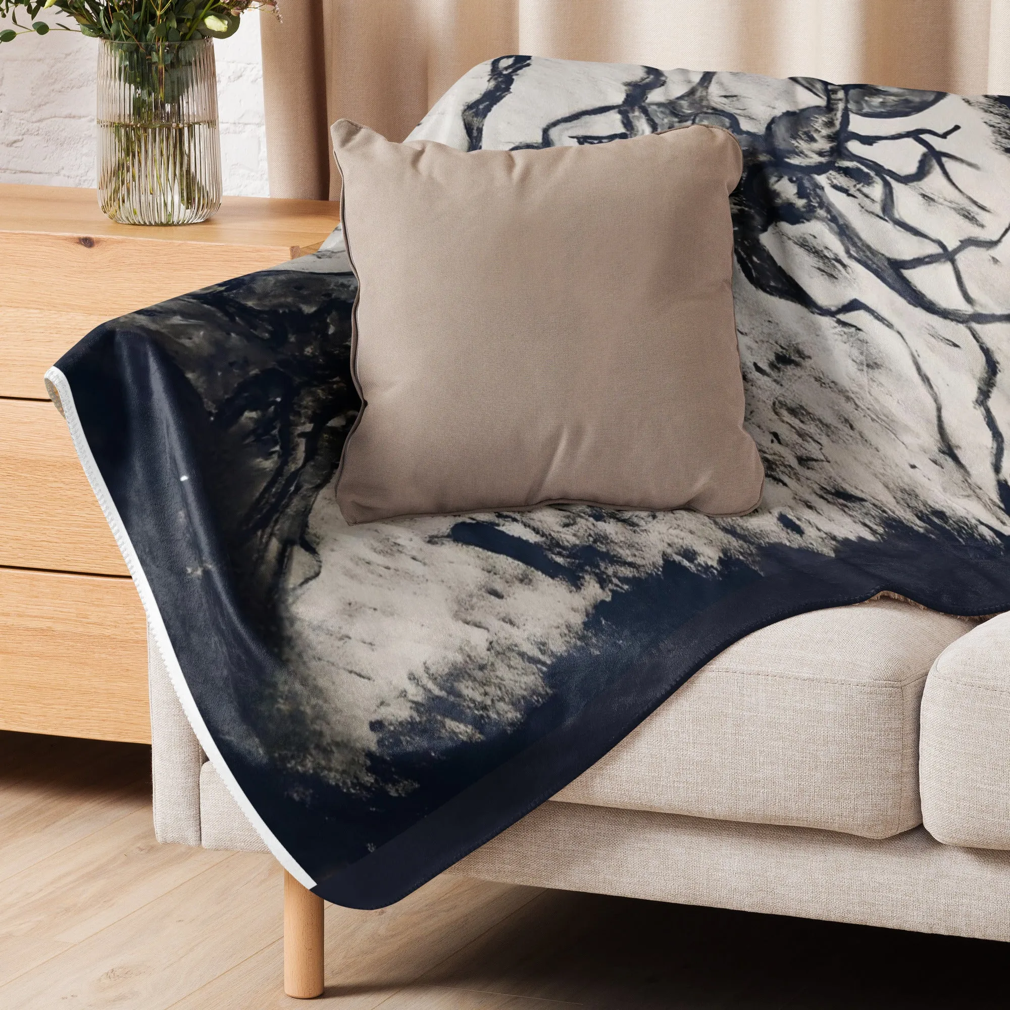 ROOTS OF LOVE Sherpa Blanket