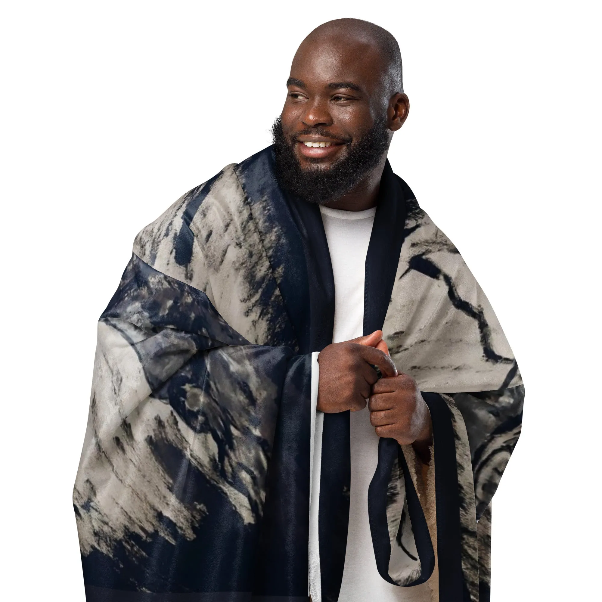 ROOTS OF LOVE Sherpa Blanket