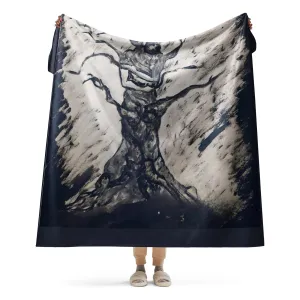 ROOTS OF LOVE Sherpa Blanket