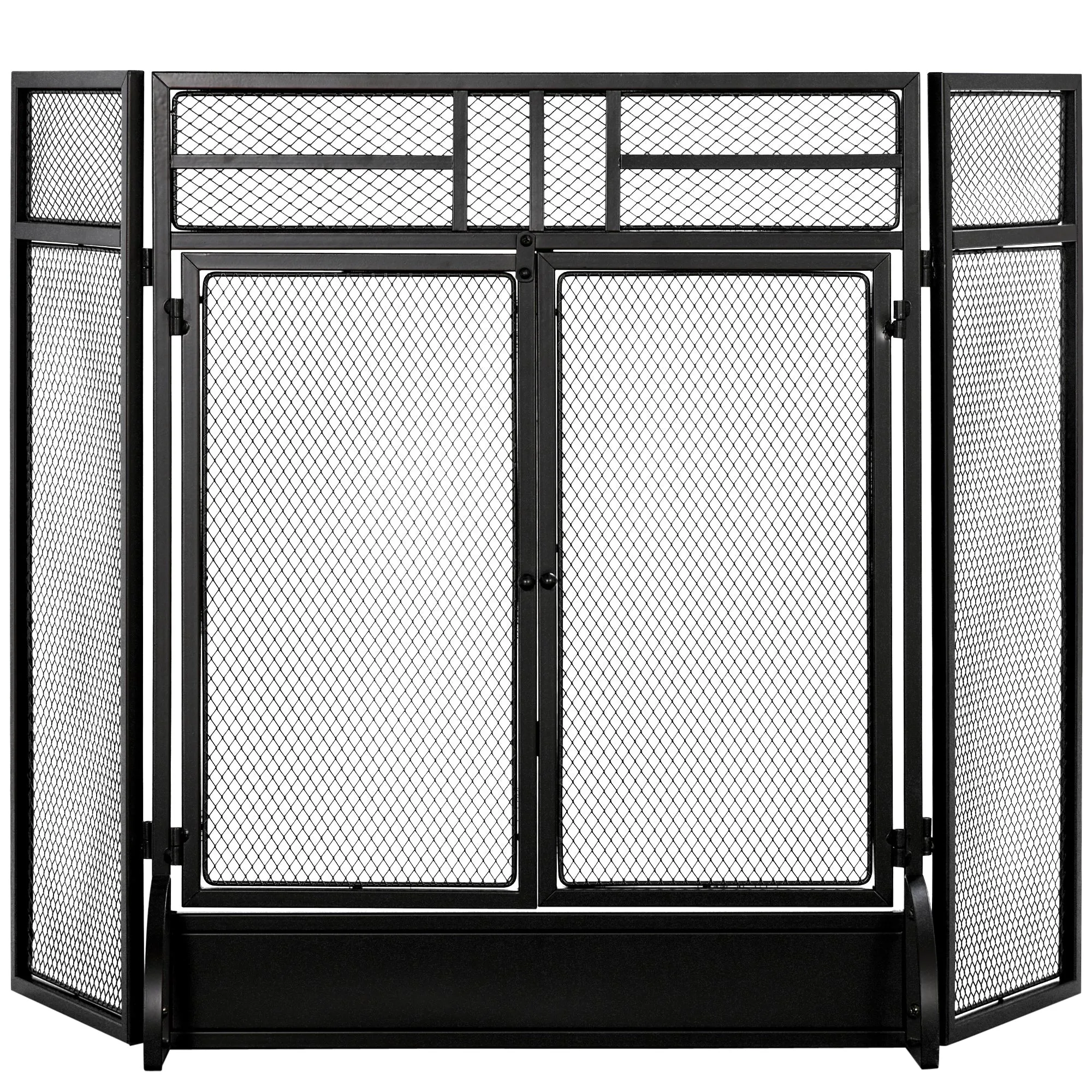 Rootz Fireplace Spark Protection Grille - Protective Grille - Fire Protection Grille - Optimal Safety - 120L x 79H cm