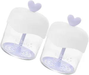 SAFIGLE 2-Piece Bubble Maker Set Face Wash Foamer Handheld Foaming Bottles for Skincare Bubble Toner Foam Dispenser Perfect for Travel or Home Use