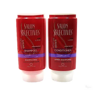 Salon Selectives Moisture Quench Shampoo and Conditioner, 12 Fluid Ounces