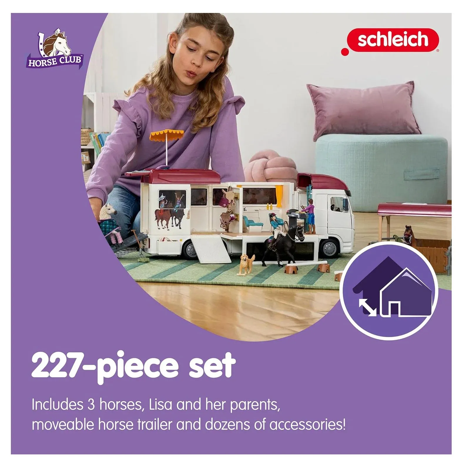 Schleich 42619 Horse Transporter Playset