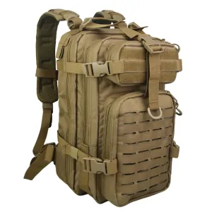 Small Tactical Backpack With Laser Cut Molle Webbing bag | 26L