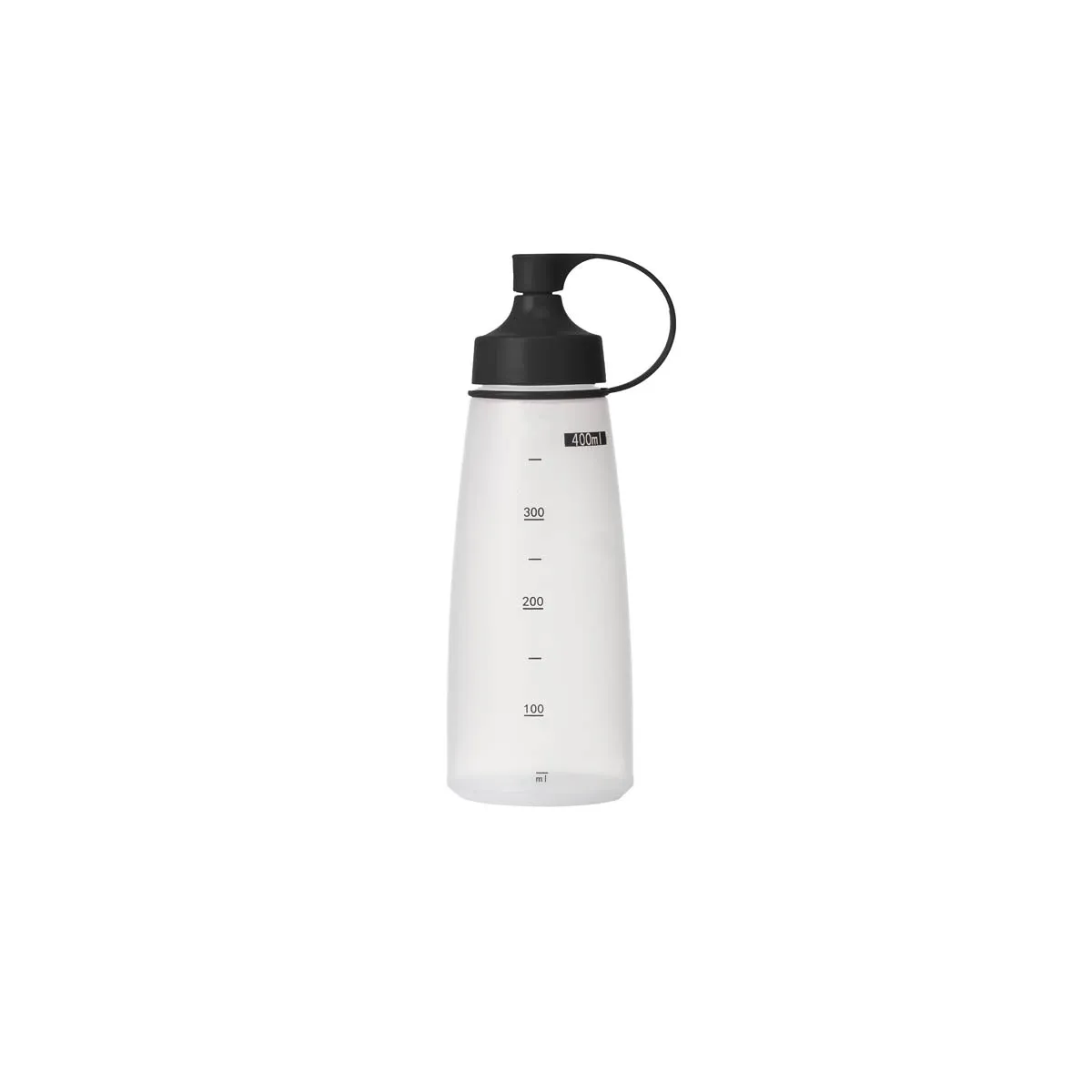 Soft Squeeze Bottle w/ Black Cap 400ml