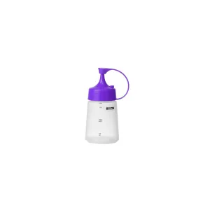 Soft Squeeze Bottle w/ Purple Cap 180ml