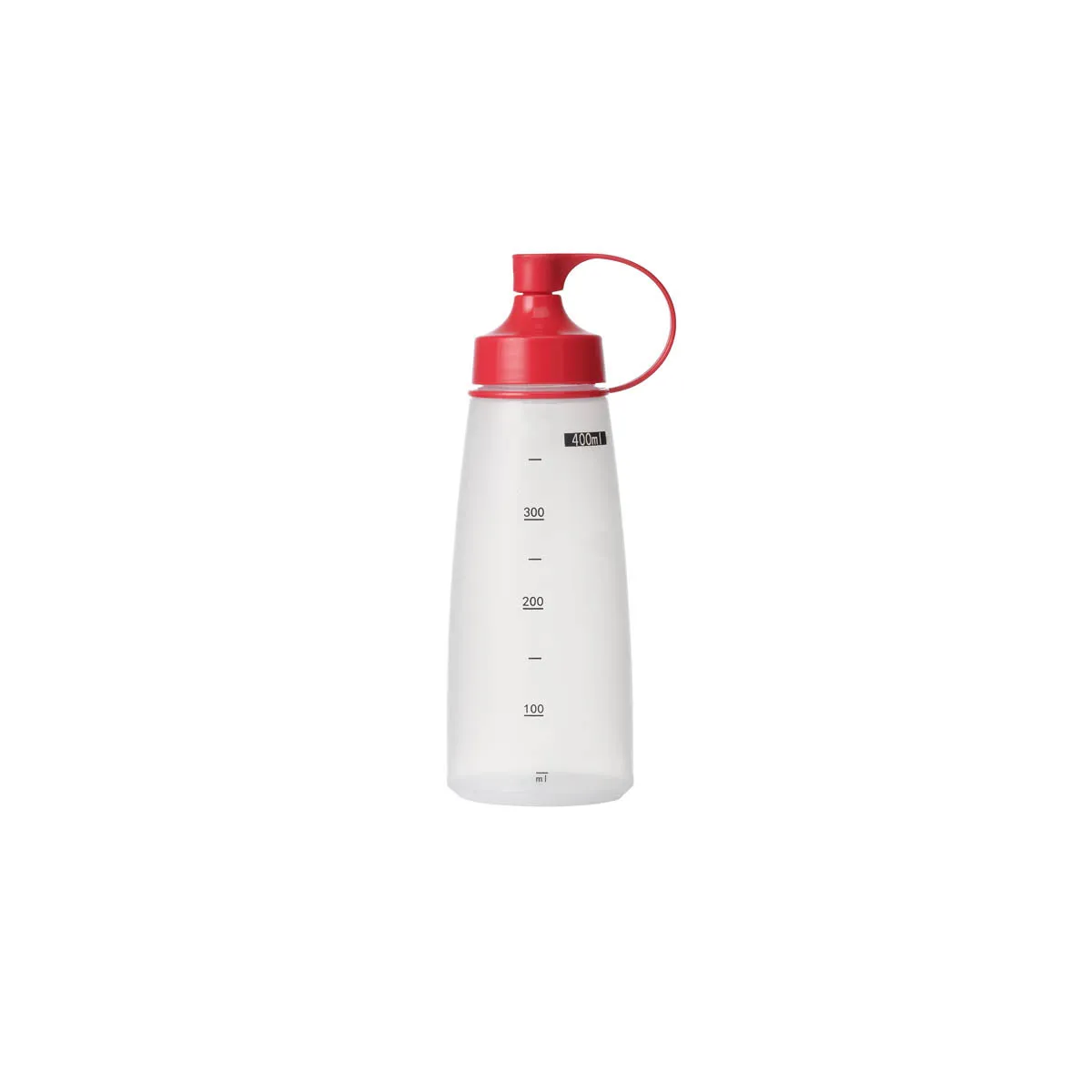 Soft Squeeze Bottle w/ Red Cap 400ml