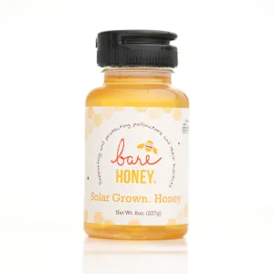 Solar Grown HoneyTM 8 oz squeez Bottle