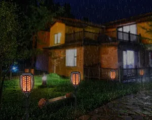 Solar lantern courtyard flame torch torch flame flare light