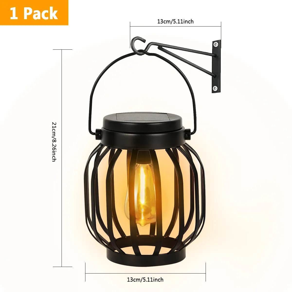 Solar Lanterns Waterproof Outdoor Hanging & Table Lights for Garden, Porch & Patio