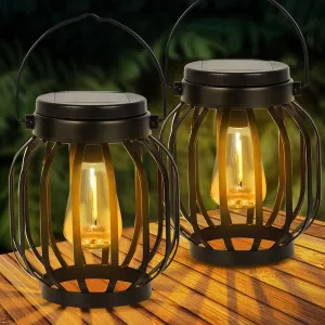 Solar Lanterns Waterproof Outdoor Hanging & Table Lights for Garden, Porch & Patio