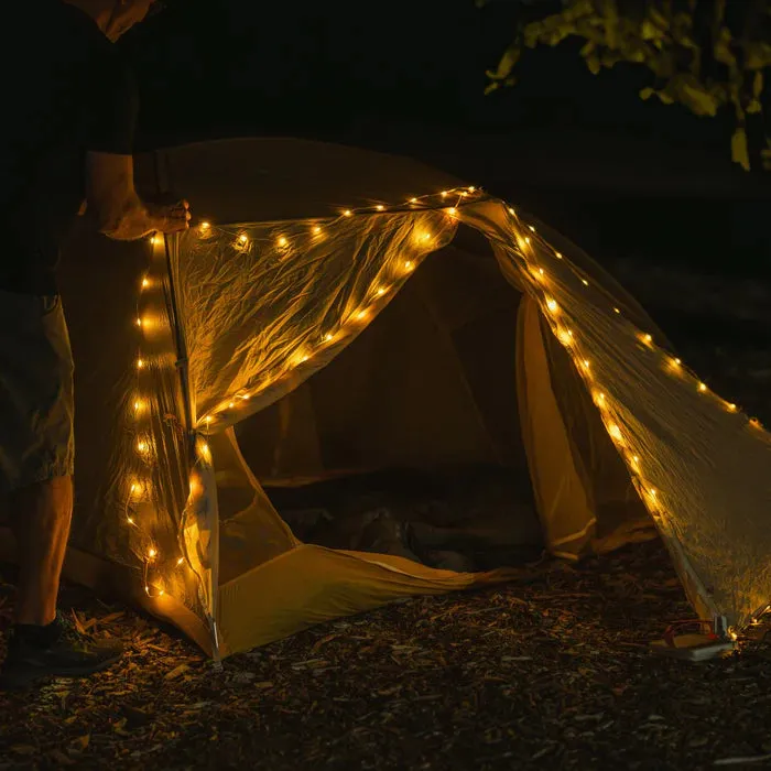 Solar String Light with Phone Charger