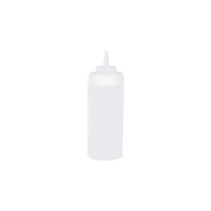 Squeeze Bottle Wide Mouth Clear 480ml