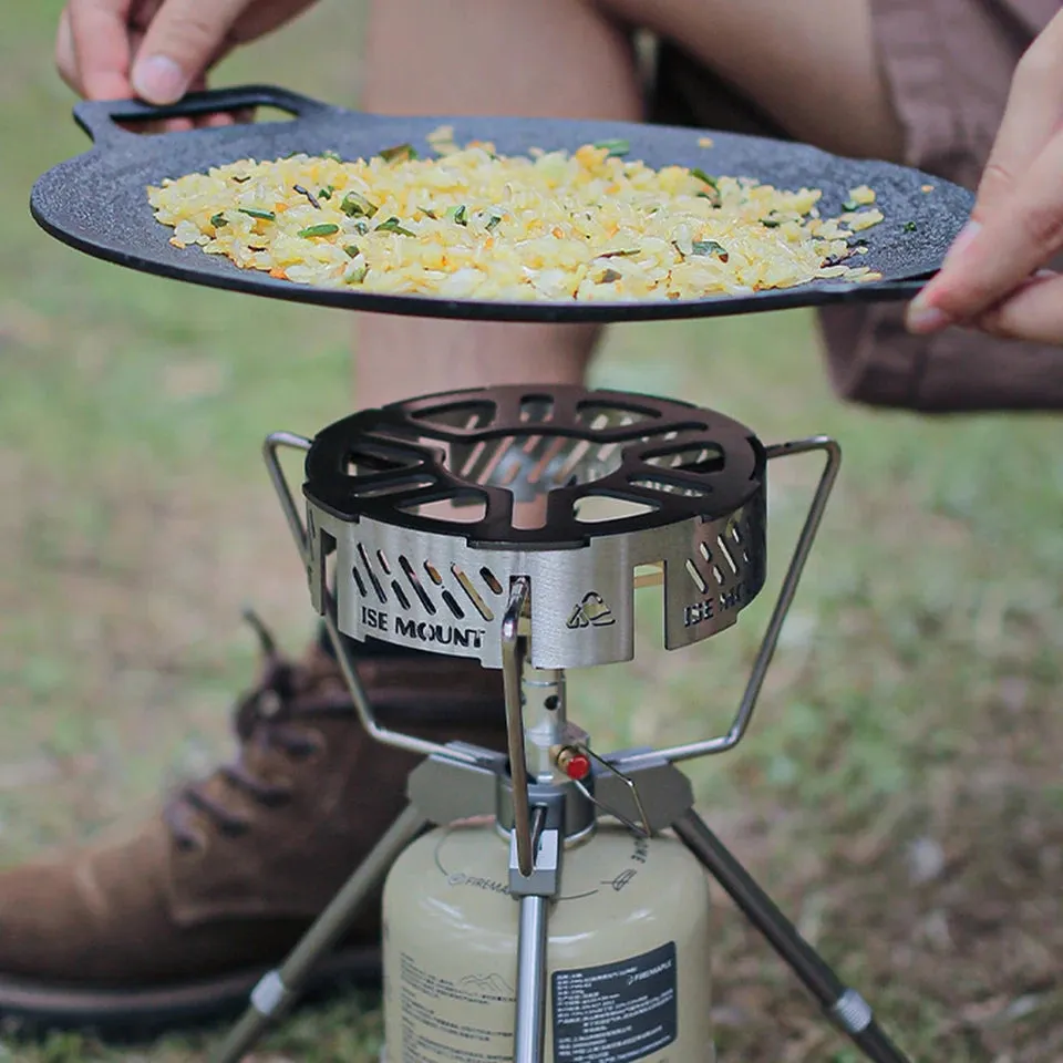 Stainless Steel Gas Stove Wind Shield Portable Cassette Stove Windproof Ring Outdoor Stove Windshield Camping Accessories