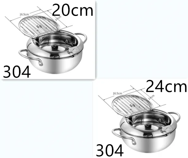 Stainless Steel Telescopic Folding Basket Frying Basket