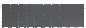 Stove Windscreen, 10 Plates Iron Folding Camping Stove Windscreen for Outdoor, Lightweight Stove Windshield for Camping Picnic, Backpacking, Cooking (Black)