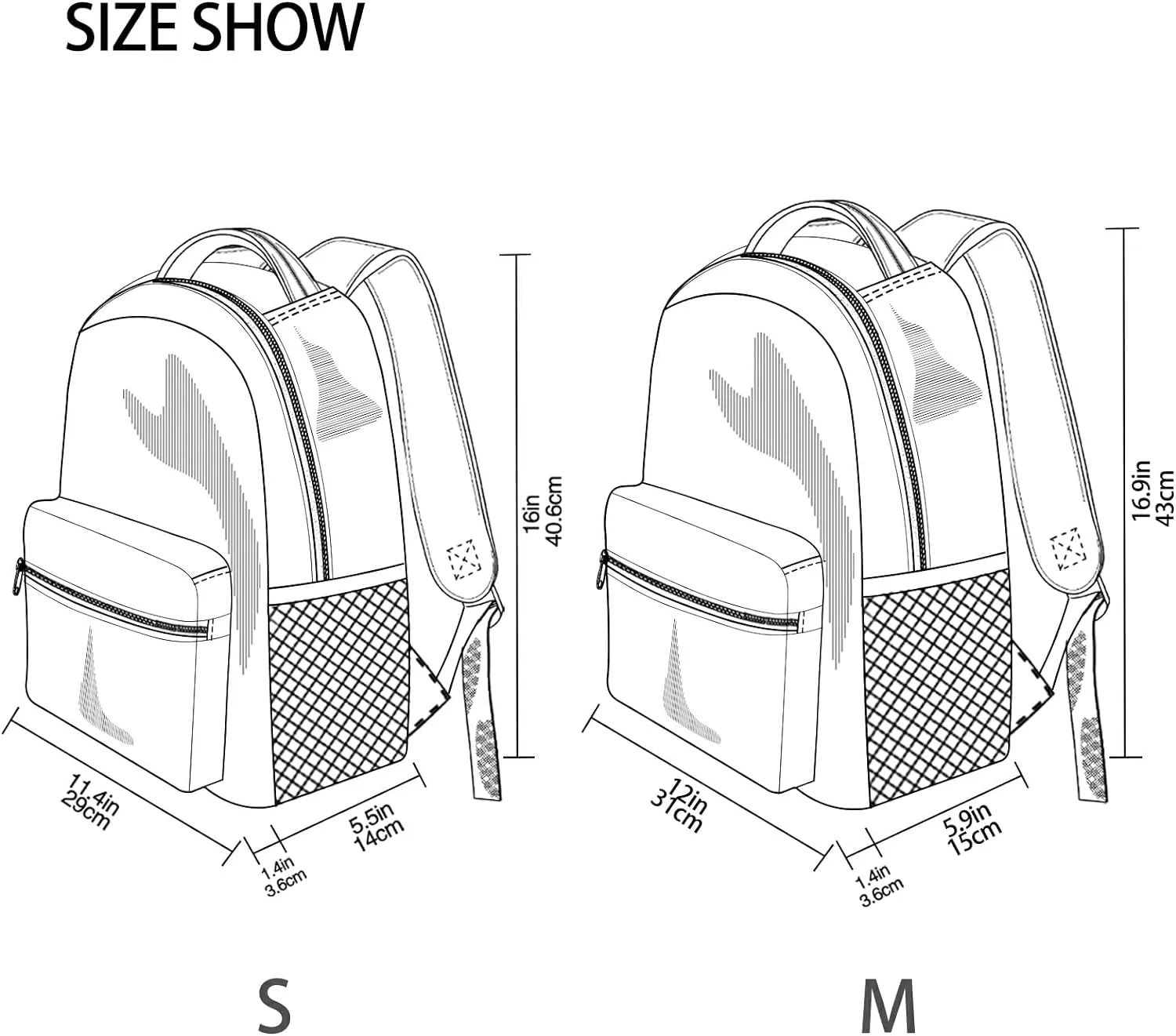 Student Backpack with Name Tag Slot Dog Paw Print Lightweight and Comfortable School Bag Laptop Backpack with Side Pocket