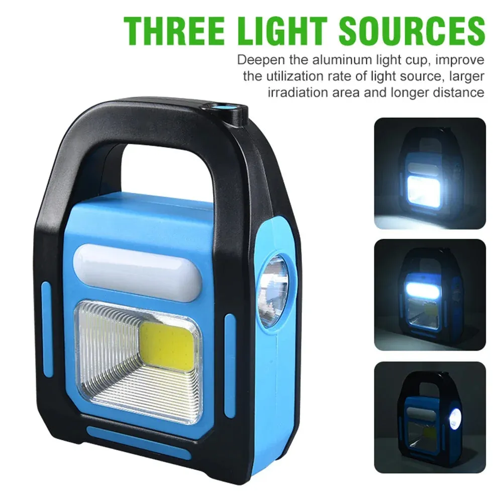 Taavita - Portable LED Camping Lantern with Power Bank & Solar Charging