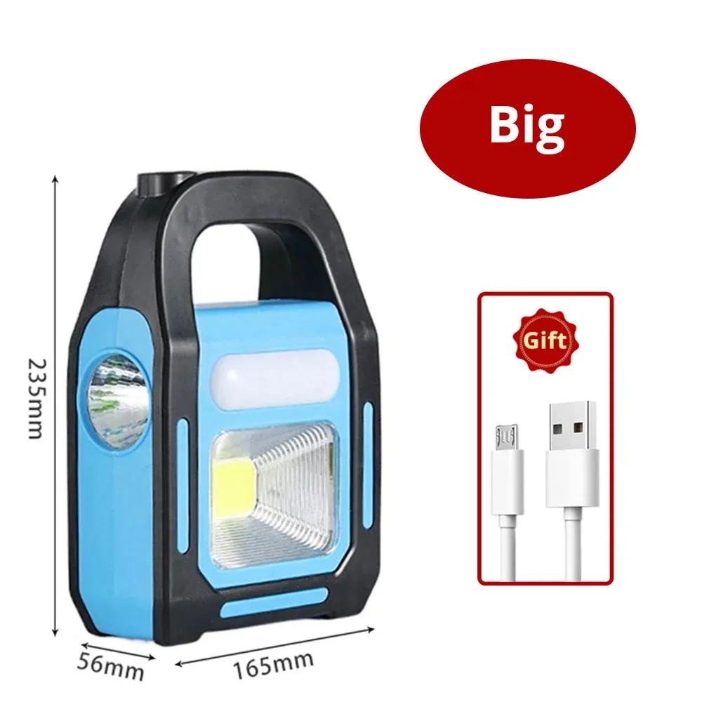 Taavita - Portable LED Camping Lantern with Power Bank & Solar Charging