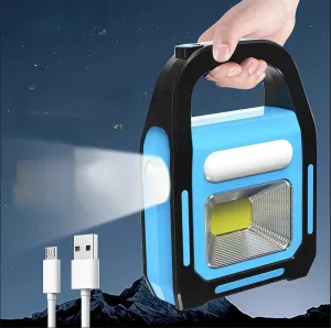 Taavita - Portable LED Camping Lantern with Power Bank & Solar Charging