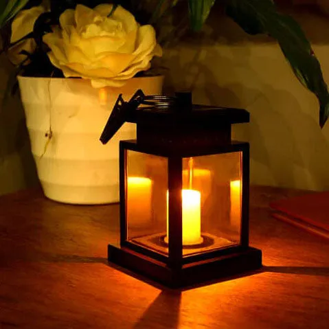 Taavita Solar Retro Candle Lantern LED Outdoor Light