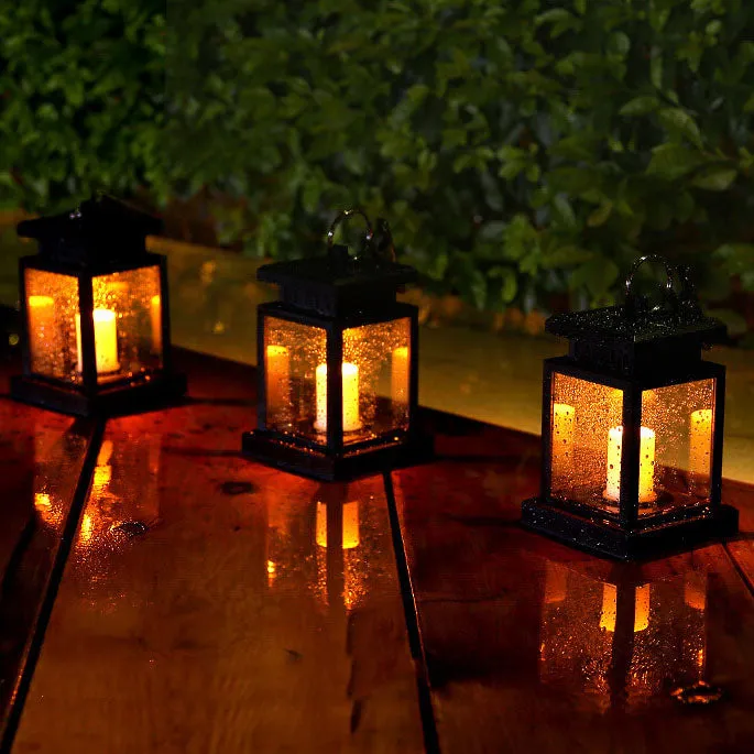 Taavita Solar Retro Candle Lantern LED Outdoor Light