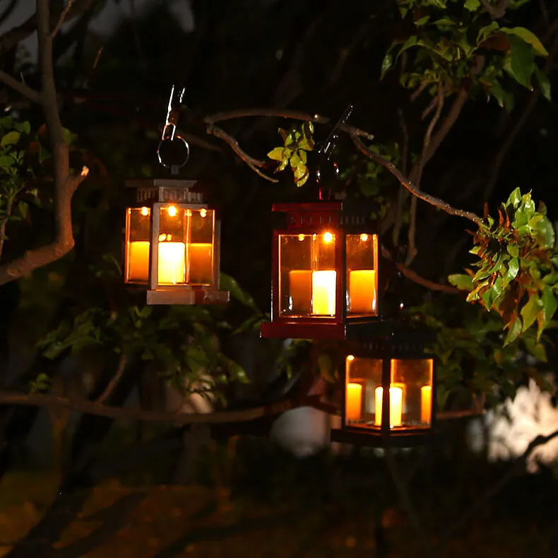 Taavita Solar Retro Candle Lantern LED Outdoor Light