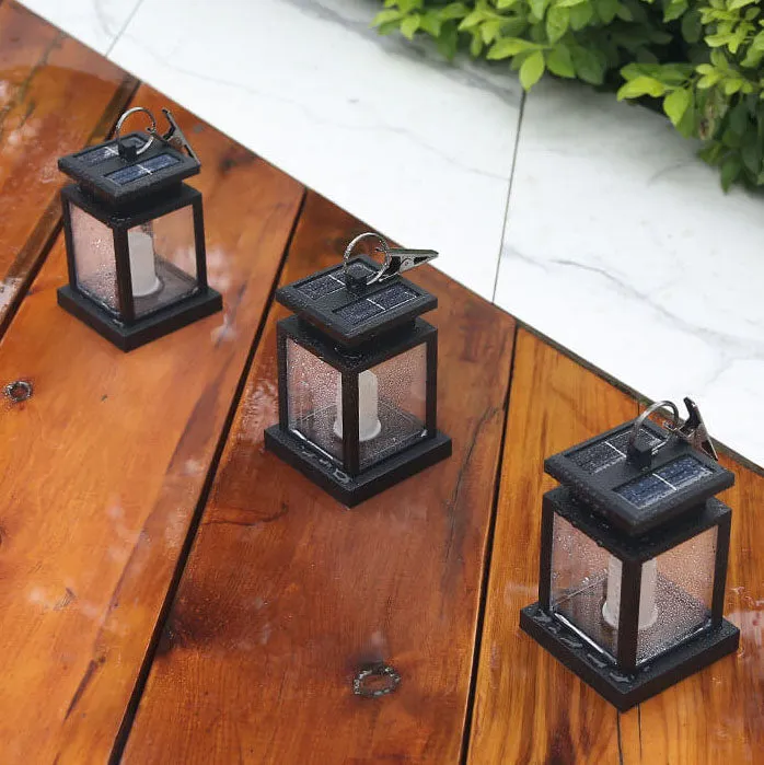Taavita Solar Retro Candle Lantern LED Outdoor Light