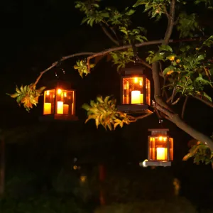 Taavita Solar Retro Candle Lantern LED Outdoor Light