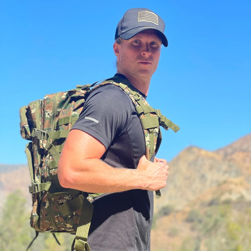 Tactical 45L Molle Rucksack Backpack | Military 3P Tactical Backpack