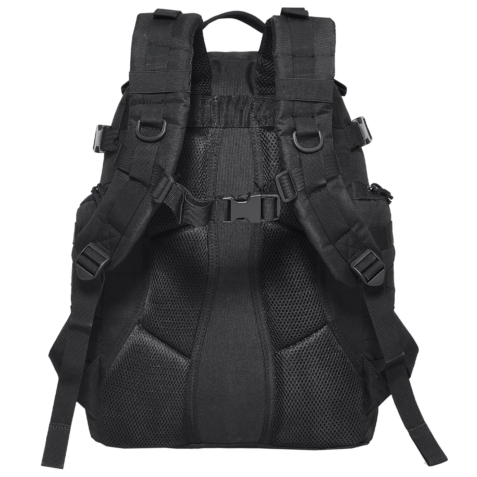 Tactical Backpack 25L Military Backpack with Molle Mode & Sponge Pad Black