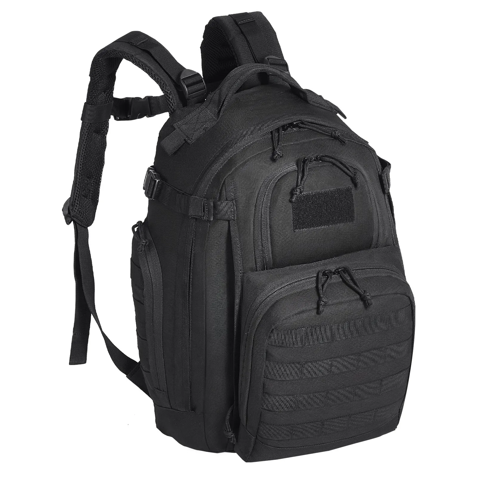 Tactical Backpack 25L Military Backpack with Molle Mode & Sponge Pad Black